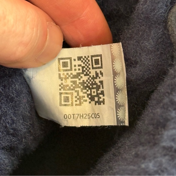 Ugg Bailey Bow II Boots fur Lined High Top Navy Blue size 8 suede round toe - Picture 11 of 13